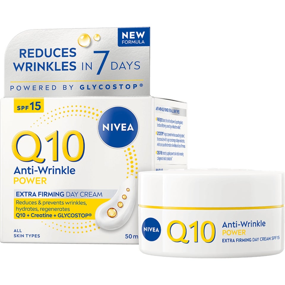Q10 Power Firming Day Cream SPF15 Anti-Wrinkle Moisturizing Day Cream SPF15