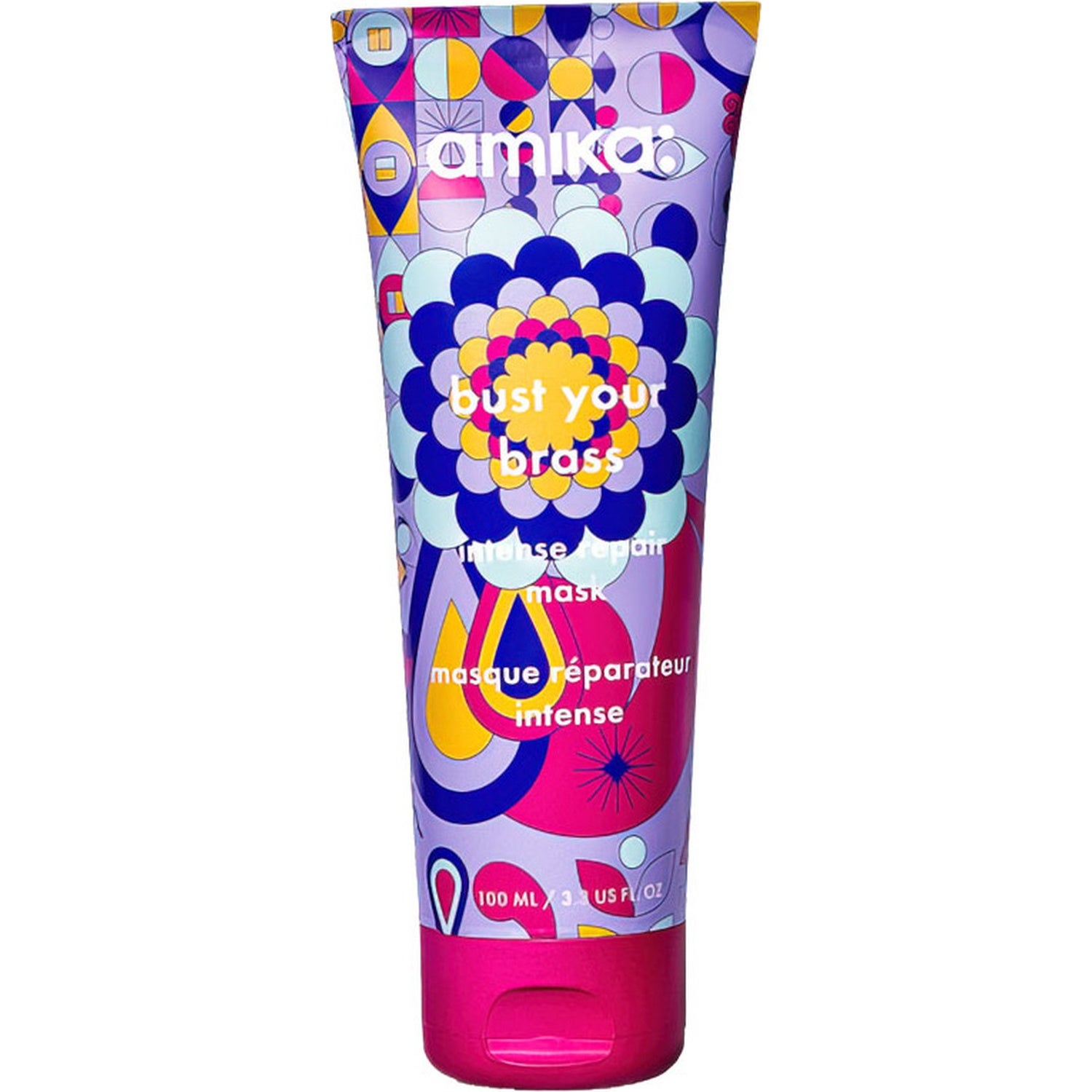 Amika Bust Your Brass Cool Blonde Intense Repair Mask 100 ml