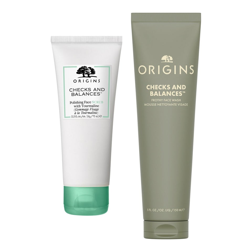 Deep Clean Duo Polishing Scrub för Män som Vill Djuprengöra och Förnya Huden