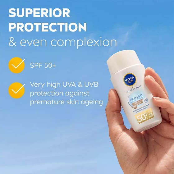 UV Face Ultra Fluid Medium Tinted SPF50+