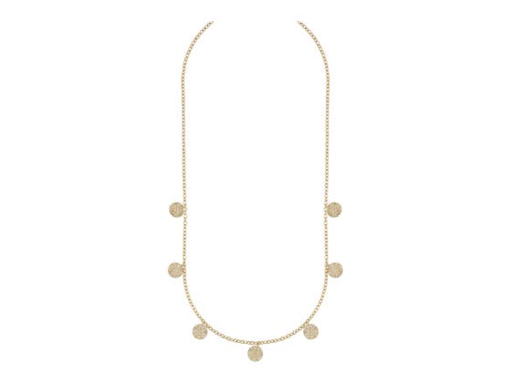 Day Charm Neck Plain Gold