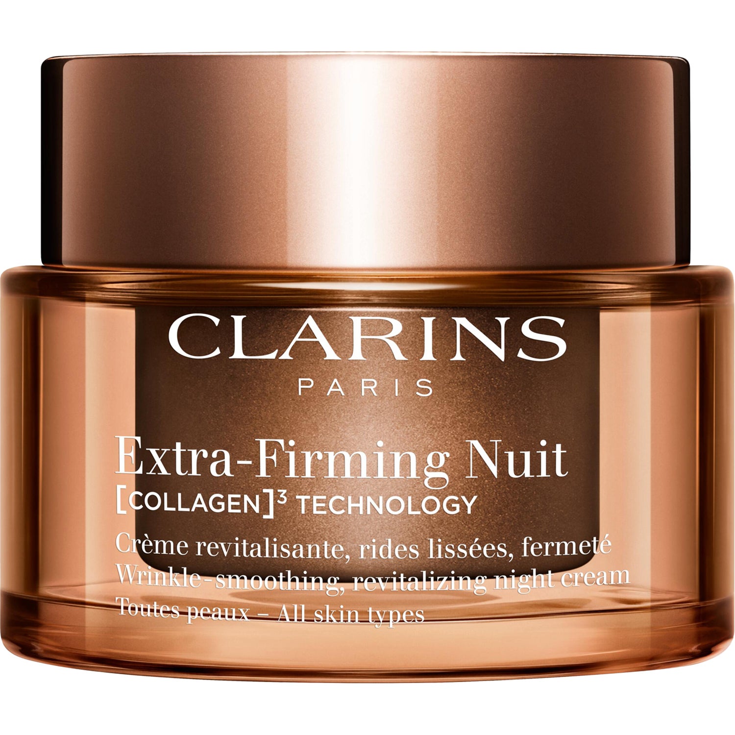 Clarins Extra-Firming Nuit Wrinkle-smoothing, revitalizing night cream All skin types ansiktskräm & serum dam