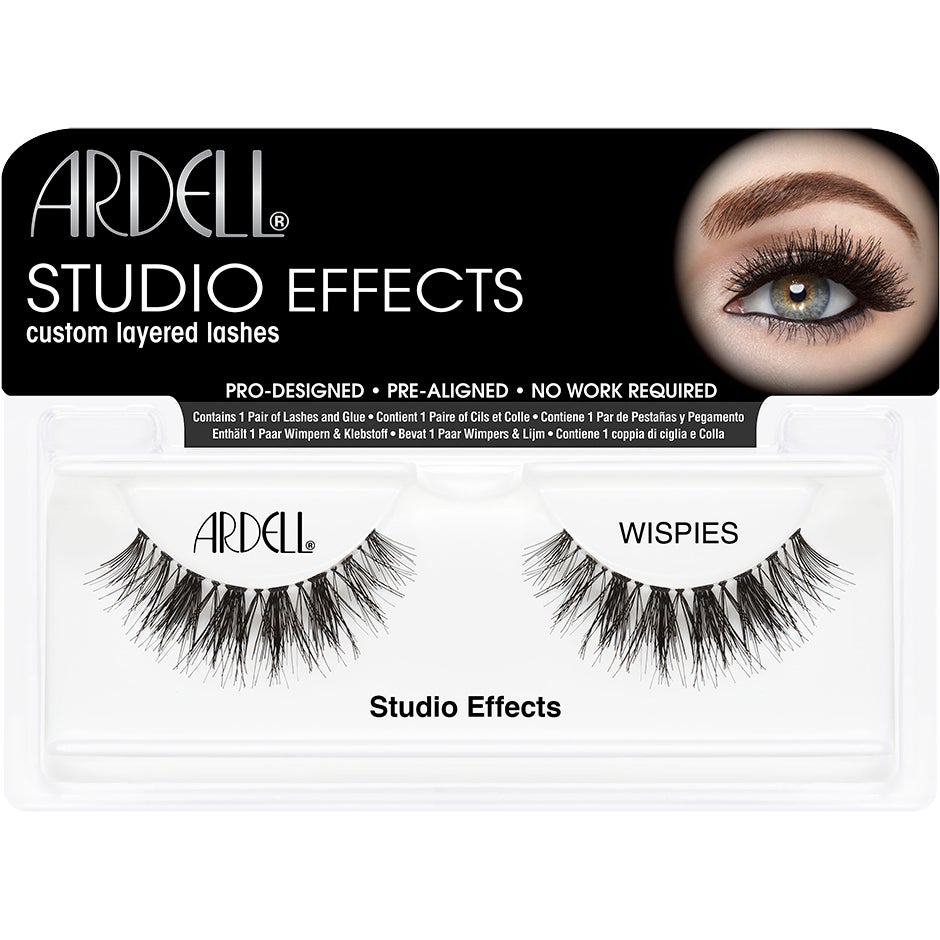 Produktfoto för Ardell ARDELL_Studio Effects Wispies 1 par lösögonfransar Svart