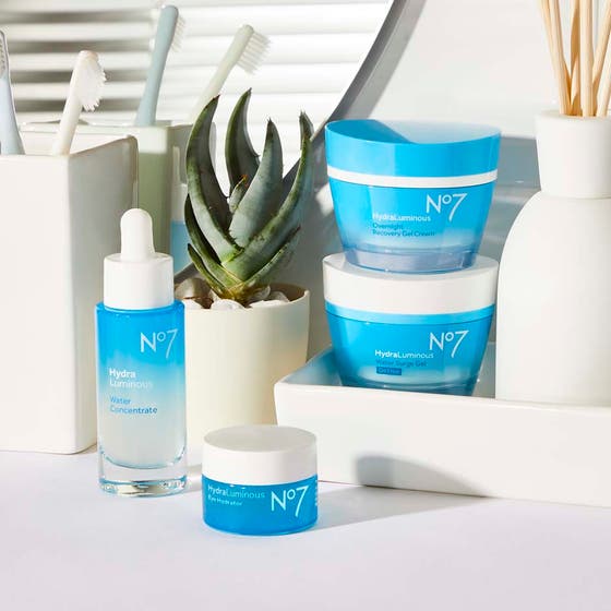 Hydraluminous Overnight Recovery Gel Cream for Hydration, Glowing