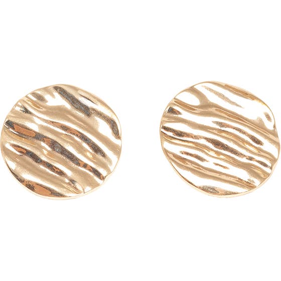 Waves Big Post Earring