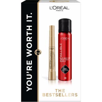 Telescopic Mascara Black & Infaillible 3-Second Setting Mist Gift Box