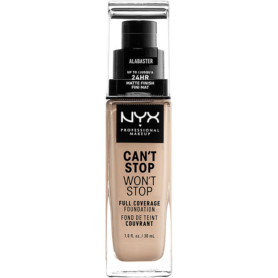 NYX Professional Makeup Can't Stop Won't Stop Foundation Alabaster 30 ml