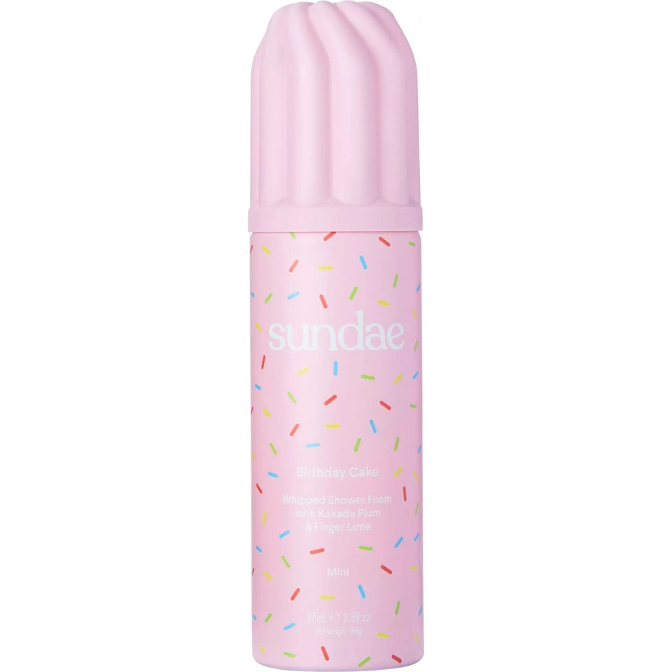 MINI Birthday Cake Whipped Shower Foam