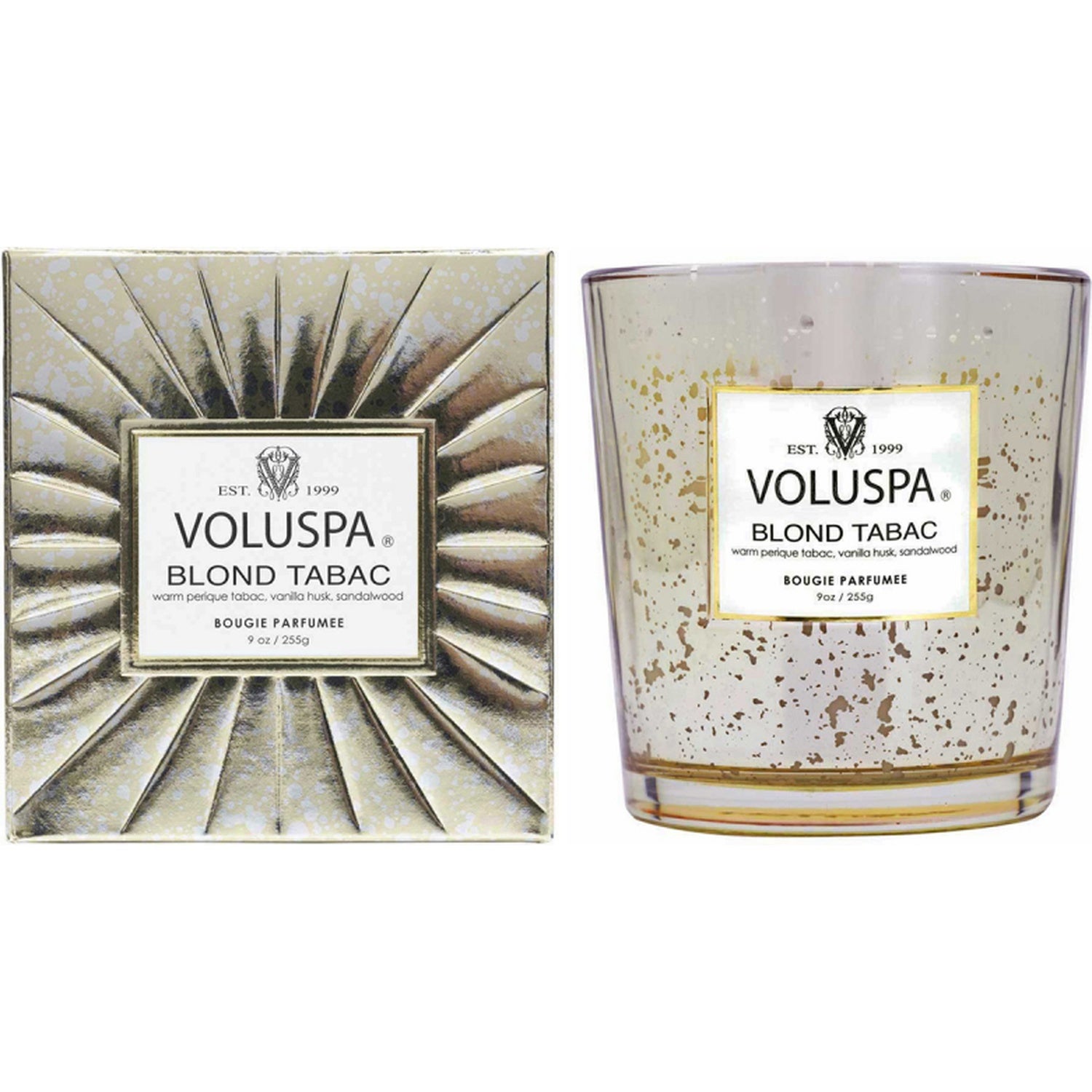 Voluspa Boxed Candle Blonde Tabac - 255 g