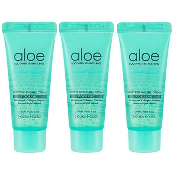 Aloe Soothing Essence 80% Moist Firming Gel Cream Set