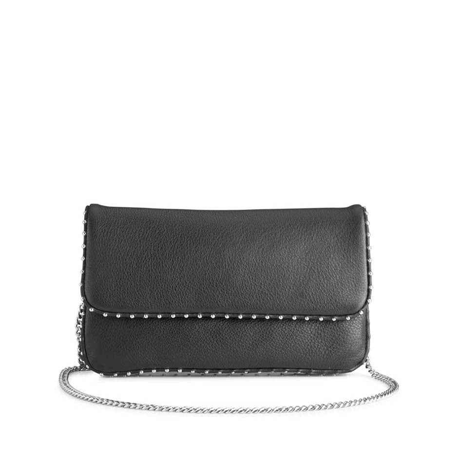 Markberg Crystal MBG Clutch Black Studded