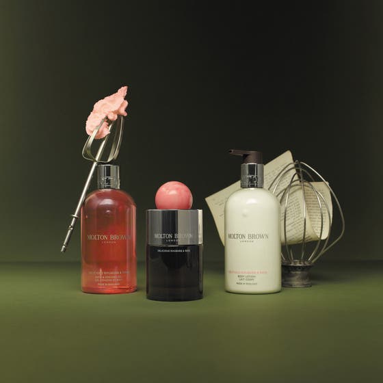 Delicious Rhubarb & Rose Bath & Shower Gel