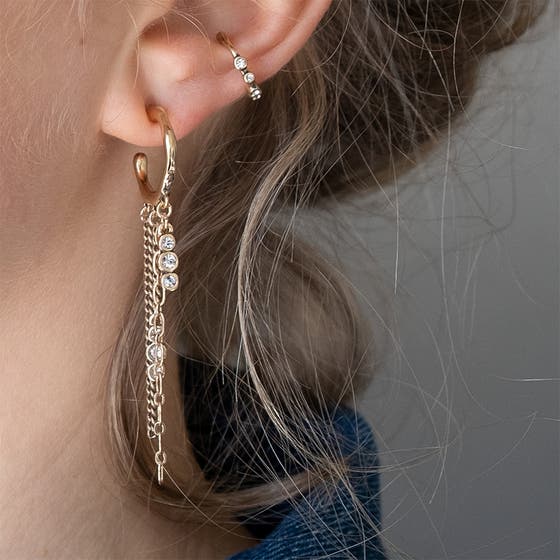 Earcuff With Crystals