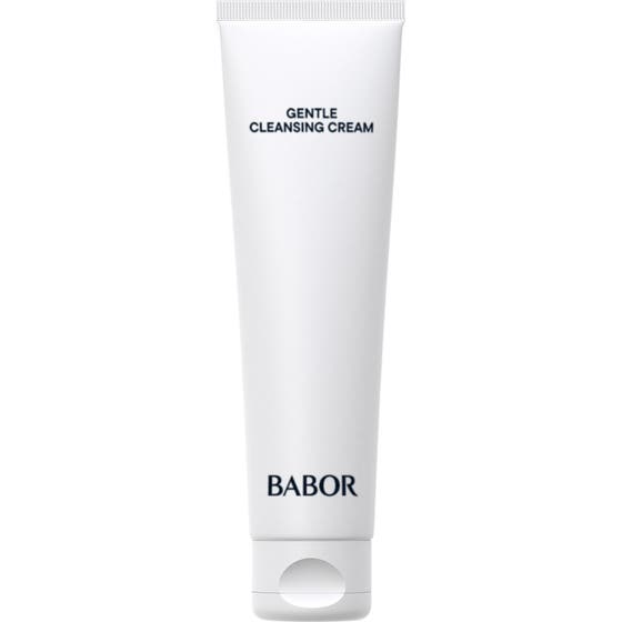 Babor Gentle Cleansing Cream ansiktsrens i en hvit minimalistisk tube som gir en skånsom og mild rensing.