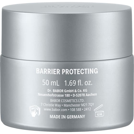 Doctor Babor The Cure Cream 50 ml regenererende ansiktskrem i sølvfarget boks med 15% biogen planteekstrakt.