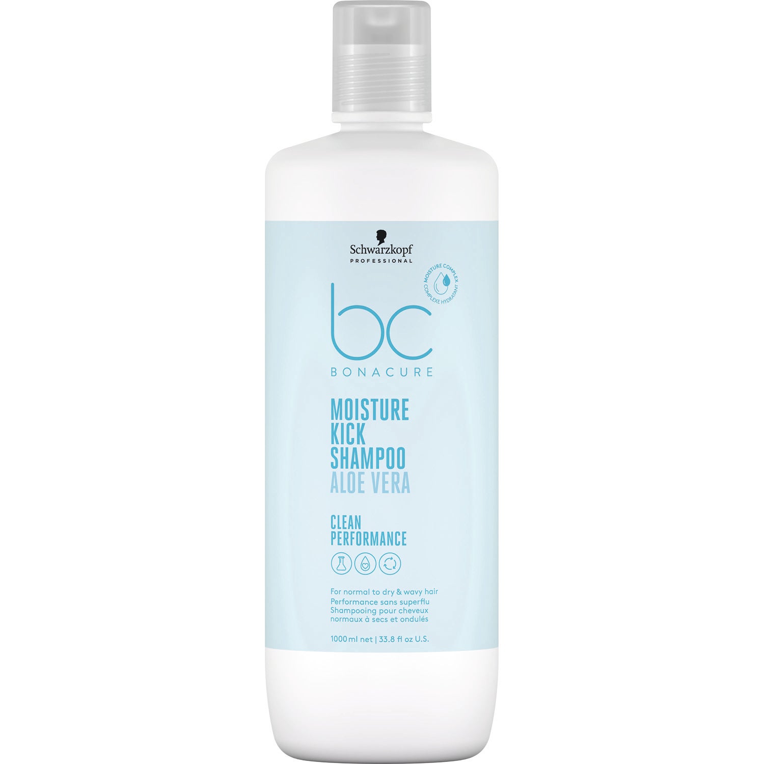 Schwarzkopf Professional Moisture Kick Shampoo - 1000 ml billede