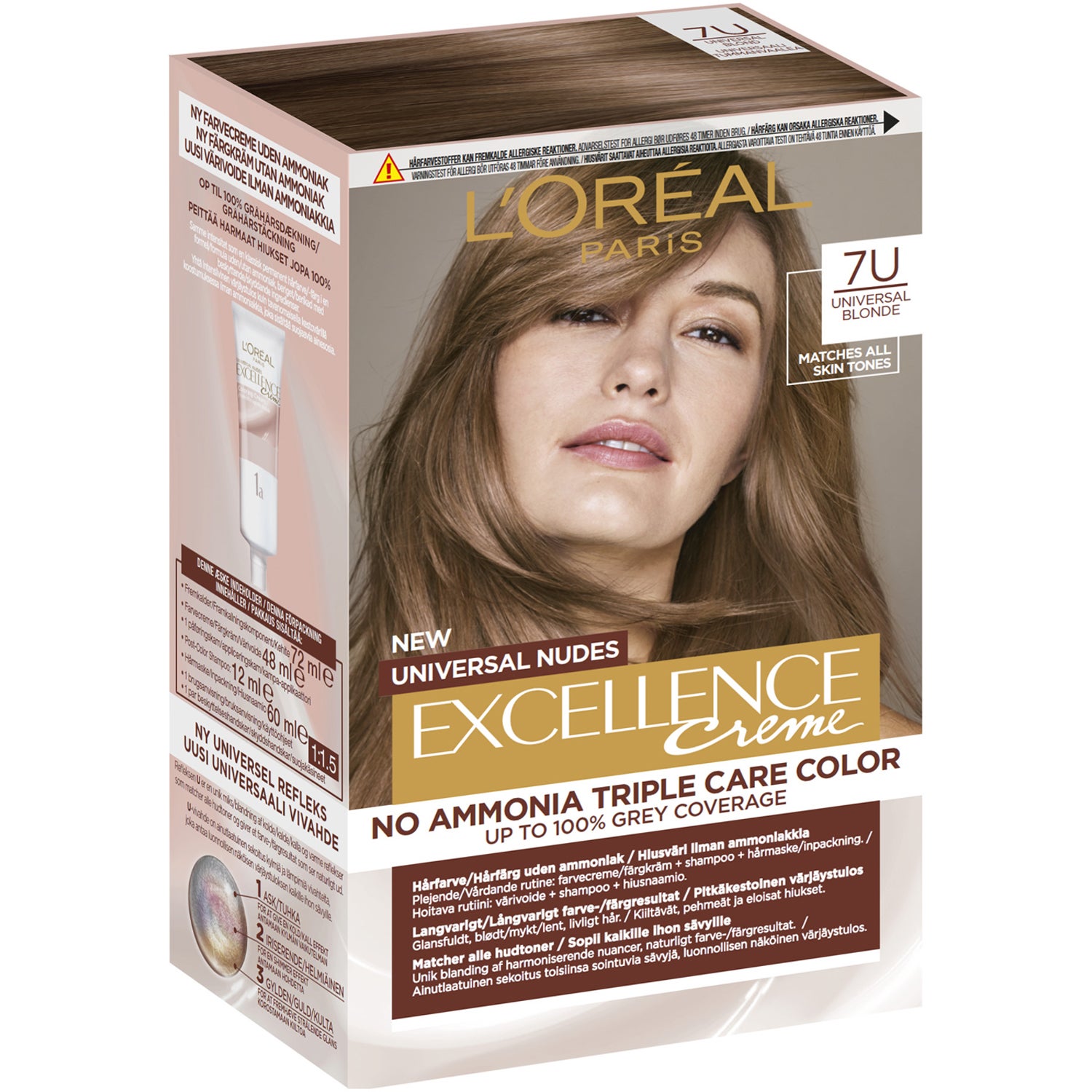 Loreal Paris     Excellence Creme Universal Nudes 7U Universal Bl