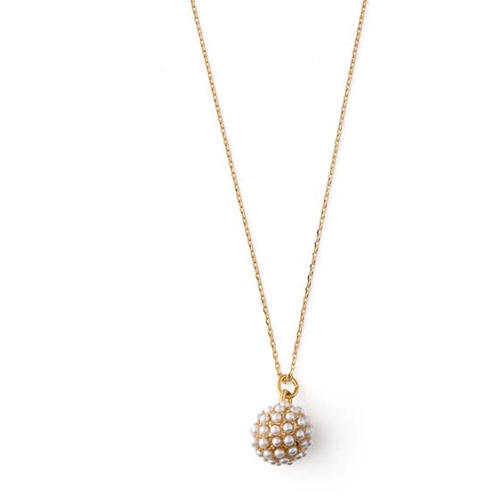 Pearl Encrusted Orb Necklace