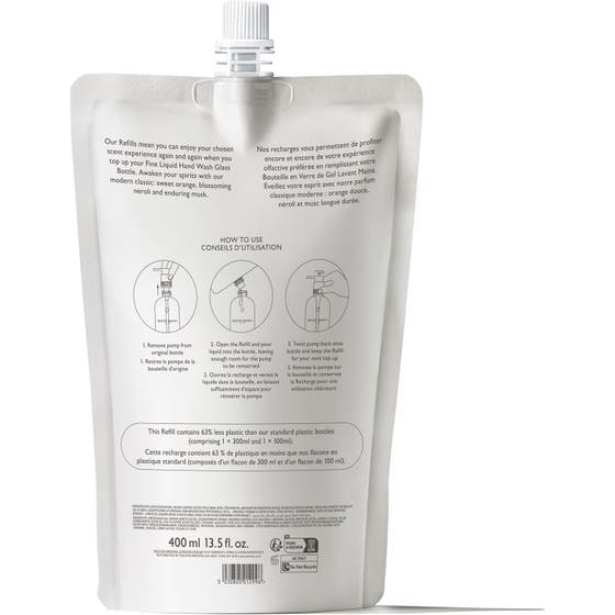 Orange & Bergamot Fine Liquid Hand Wash Refill