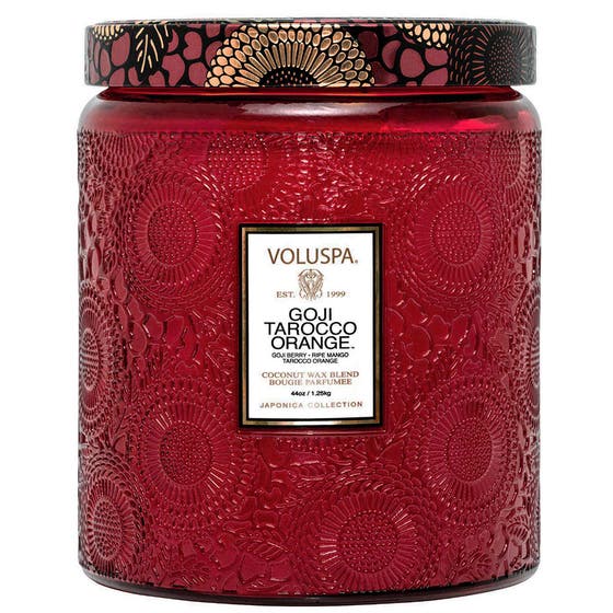 Luxe Jar Candle Goji Tarocco Orange
