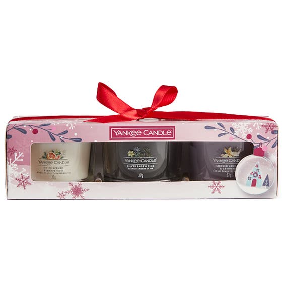 3 Filled Votive Signature Gift Set