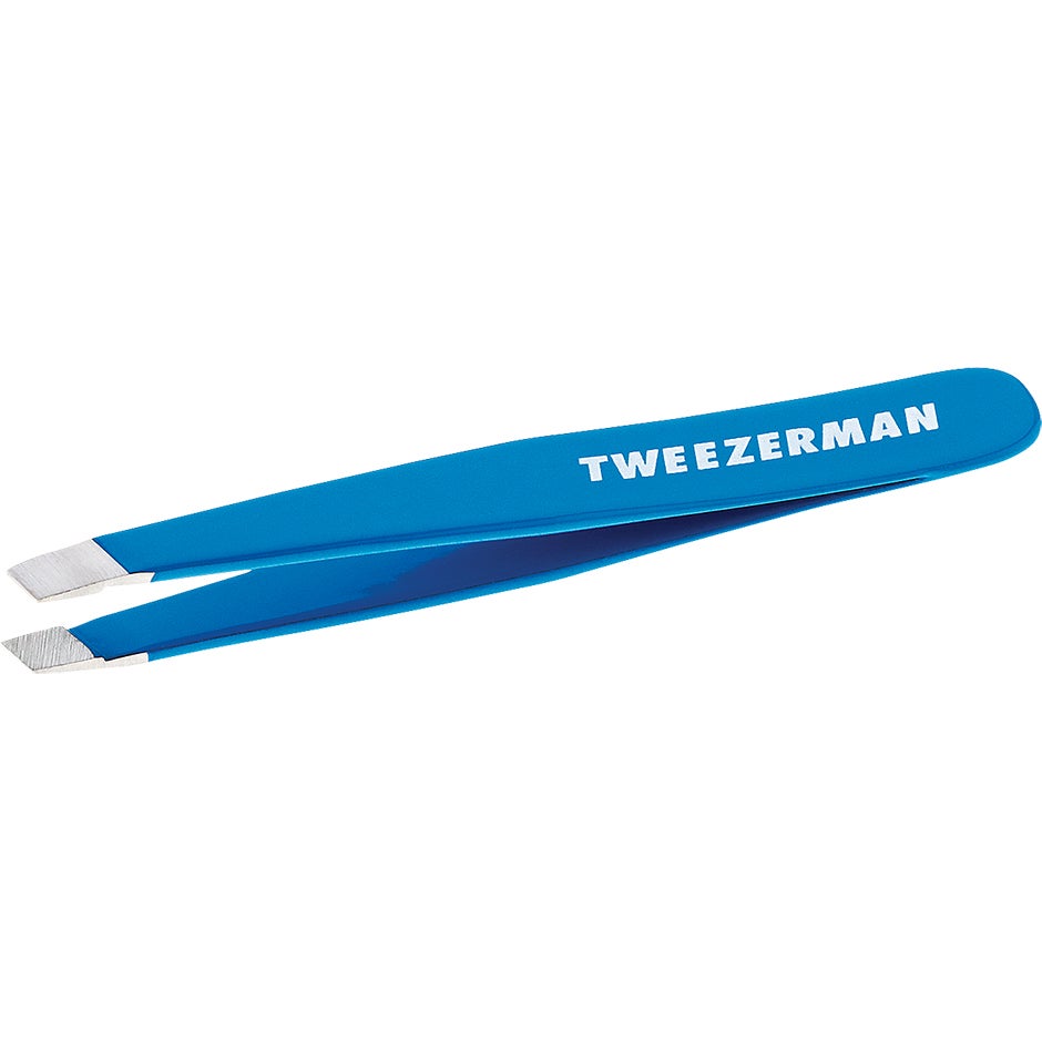 Produktfoto för Tweezerman Mini Slant Tweezer - Bahama Blue