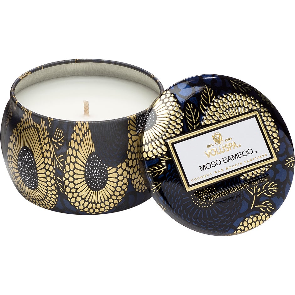 Voluspa Moso Bamboo Decorative Tin Candle - 113 g billede