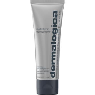 Dermalogica Multivitamin Thermafoliant 75 ml ansiktsskrubb i sølvfarget tube som gir glød og jevnere hud