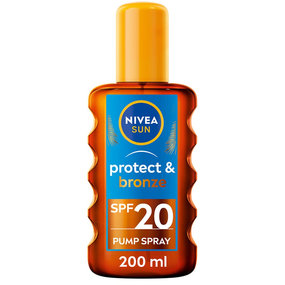 NIVEA Sun Protect & Bronze Oil SPF20 - 200 ml billede