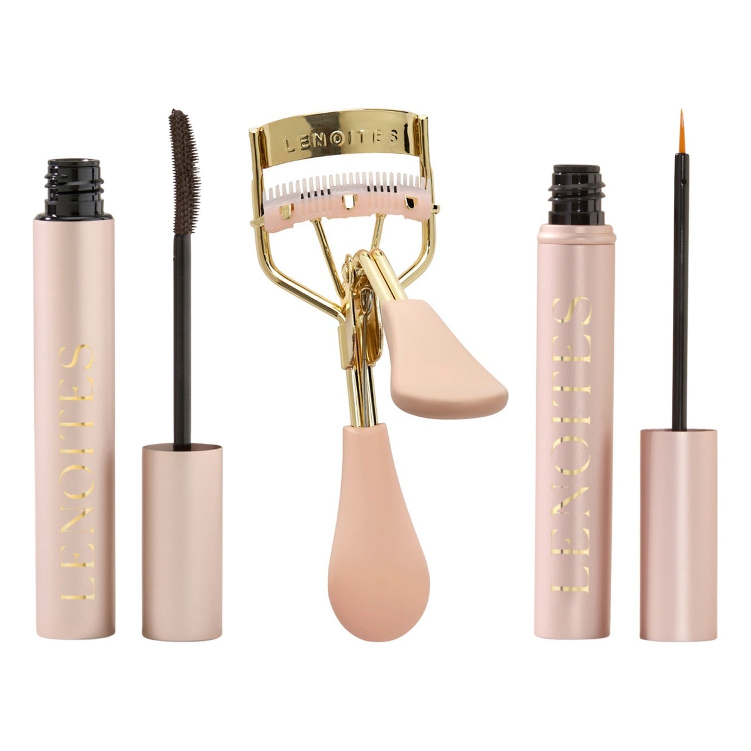 Lenoites Lash Lift & Growth Set Mascara 8 Ml, Curler & Growth Serum 5 ml