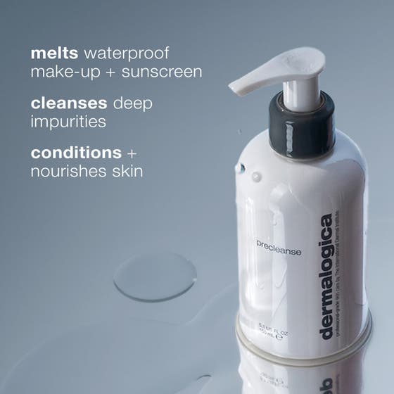 Dermalogica PreCleanse 295 ml puhdistusöljy syväpuhdistaa ihon ja poistaa meikin levitettynä kasvoille
