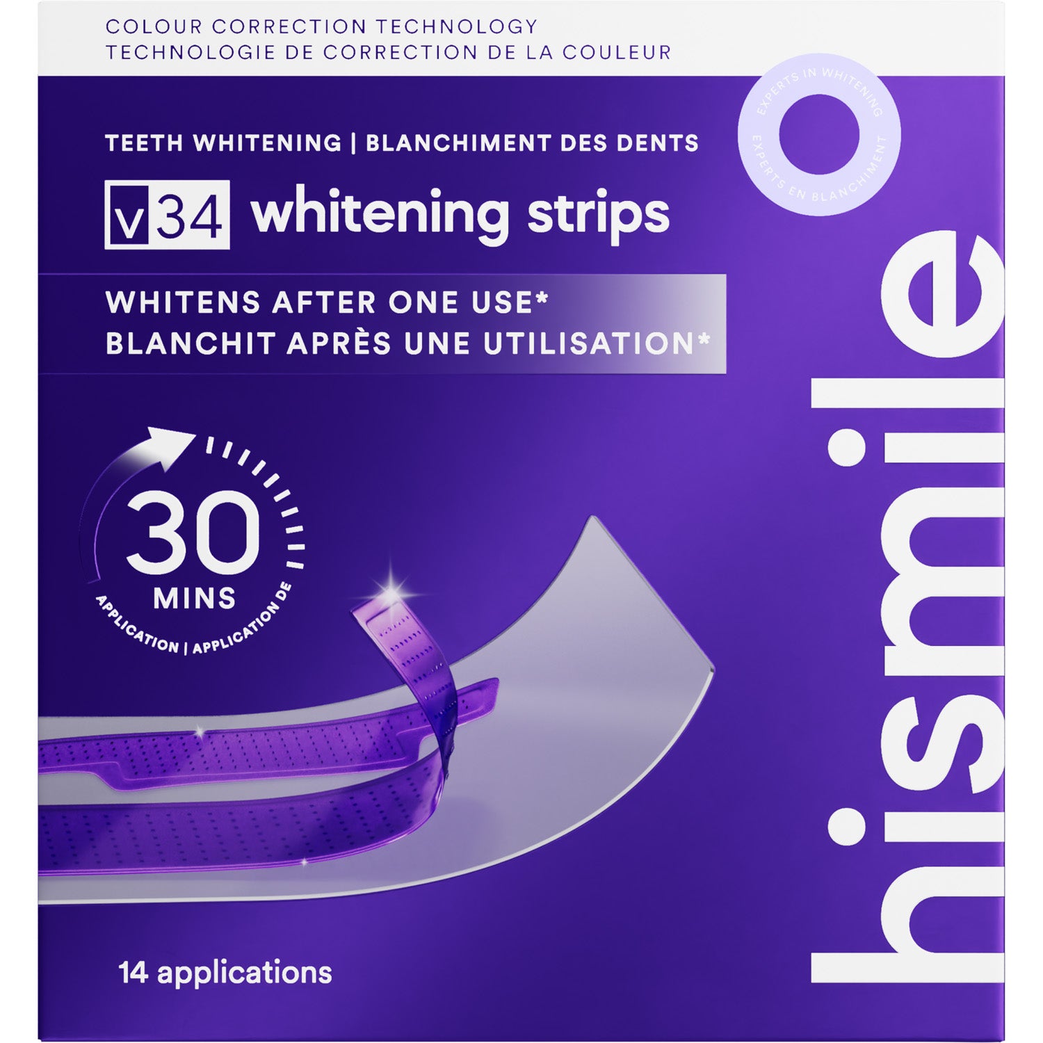 Hismile Hismile V34 Teeth Whitening Strips 14 pcs