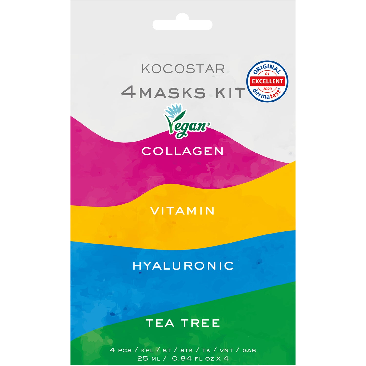 Kocostar 4 Masks Kit 4 pcs