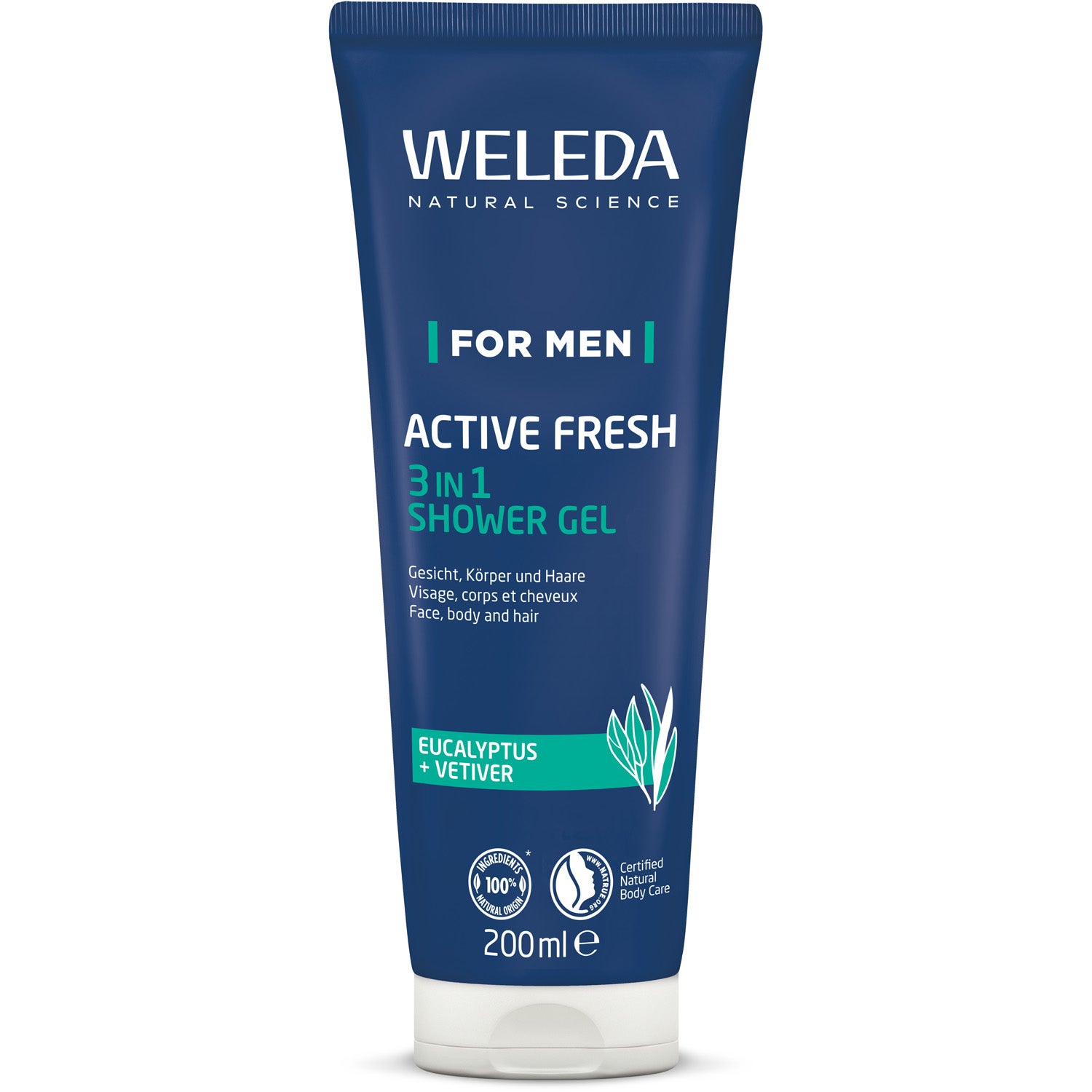 Weleda Men Active Shower Gel - 200 ml billede