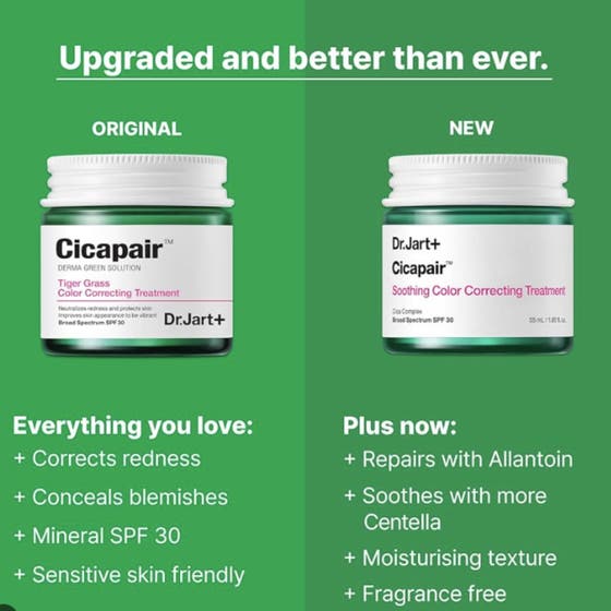 Cicapair Soothing Color Correcting Treatment SPF 30
