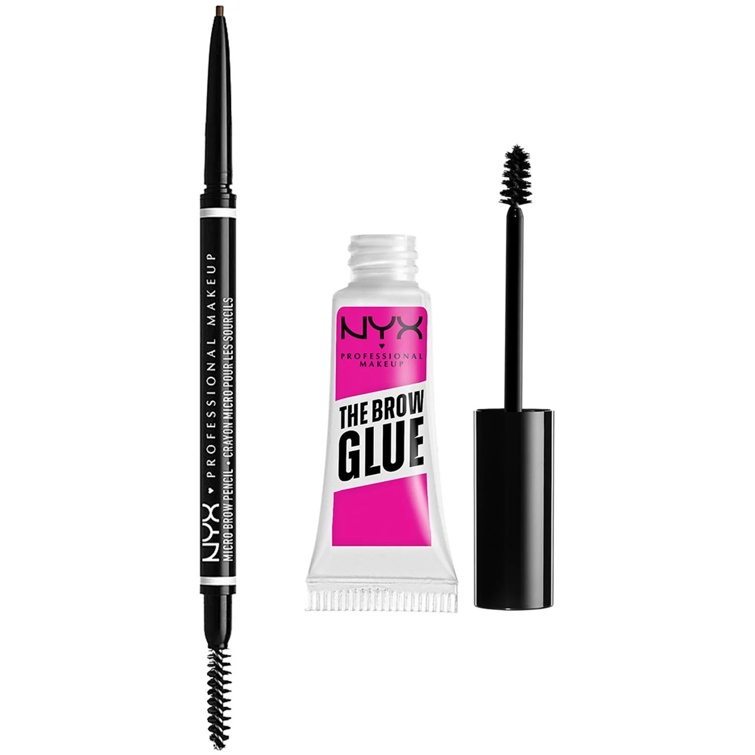 Brow Pencil + Glue Stick