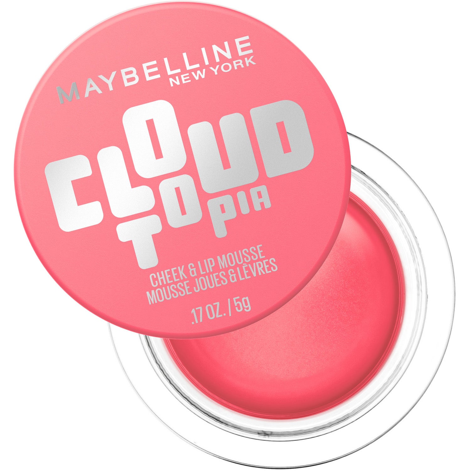 Maybelline Cloudtopia Cheek & Lip Mousse 7 Moonlit Rose - 5 g billede