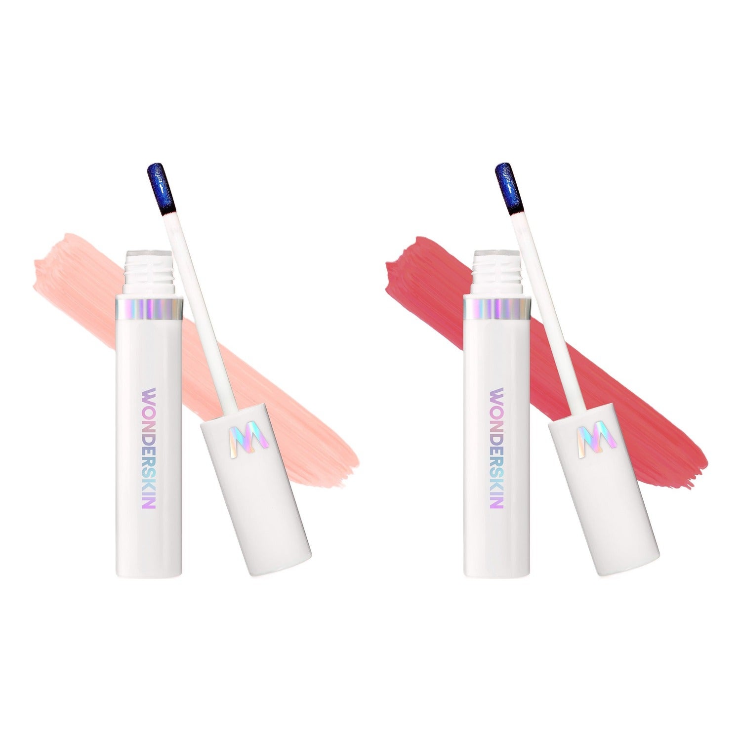 Wonderskin Wonder Blading Lip Stain Masque Peachy & Cool Rose Duo - 8 ml