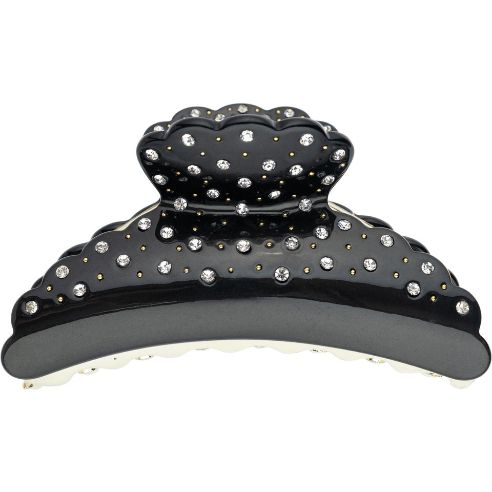 Crystal Hair Claw X Large Navy Blue 1 pcs