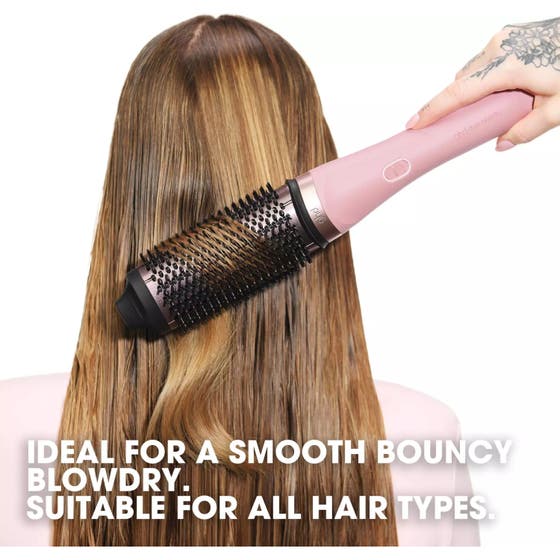 Duet Blowdry Limited Edition Hair Dryer Brush in Dusted Pink