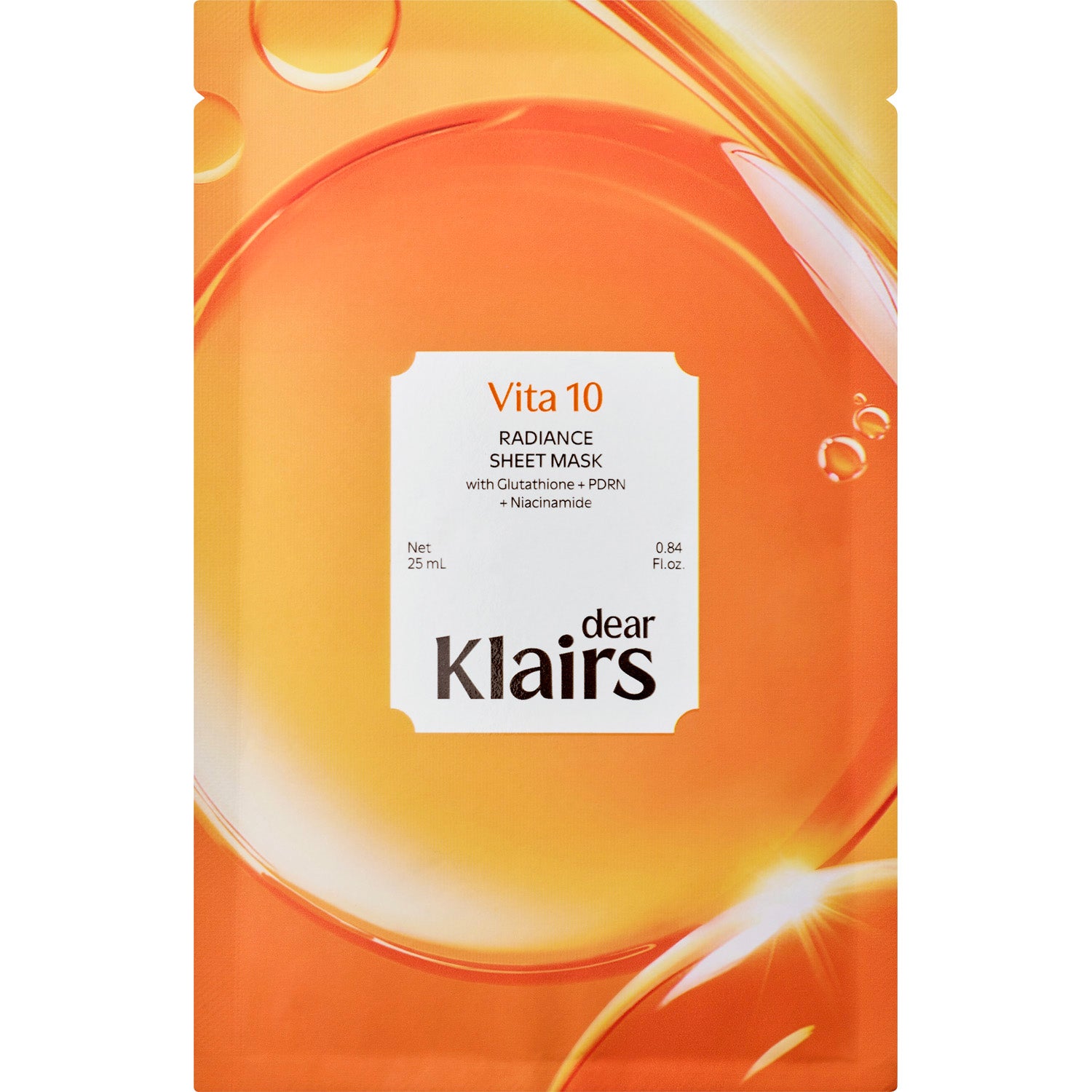 Klairs Vita 10 Radiance Sheet Mask 25 ml