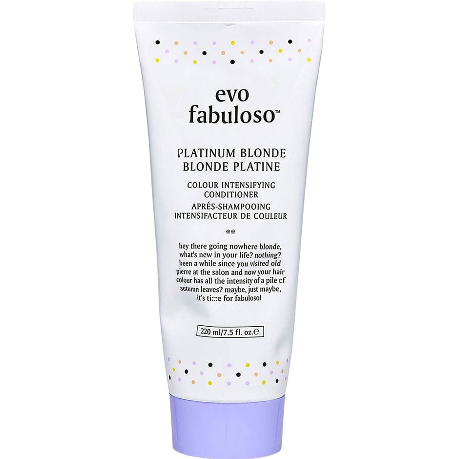 Evo Platinum Blonde Tube Color Treatment 220 ml billede