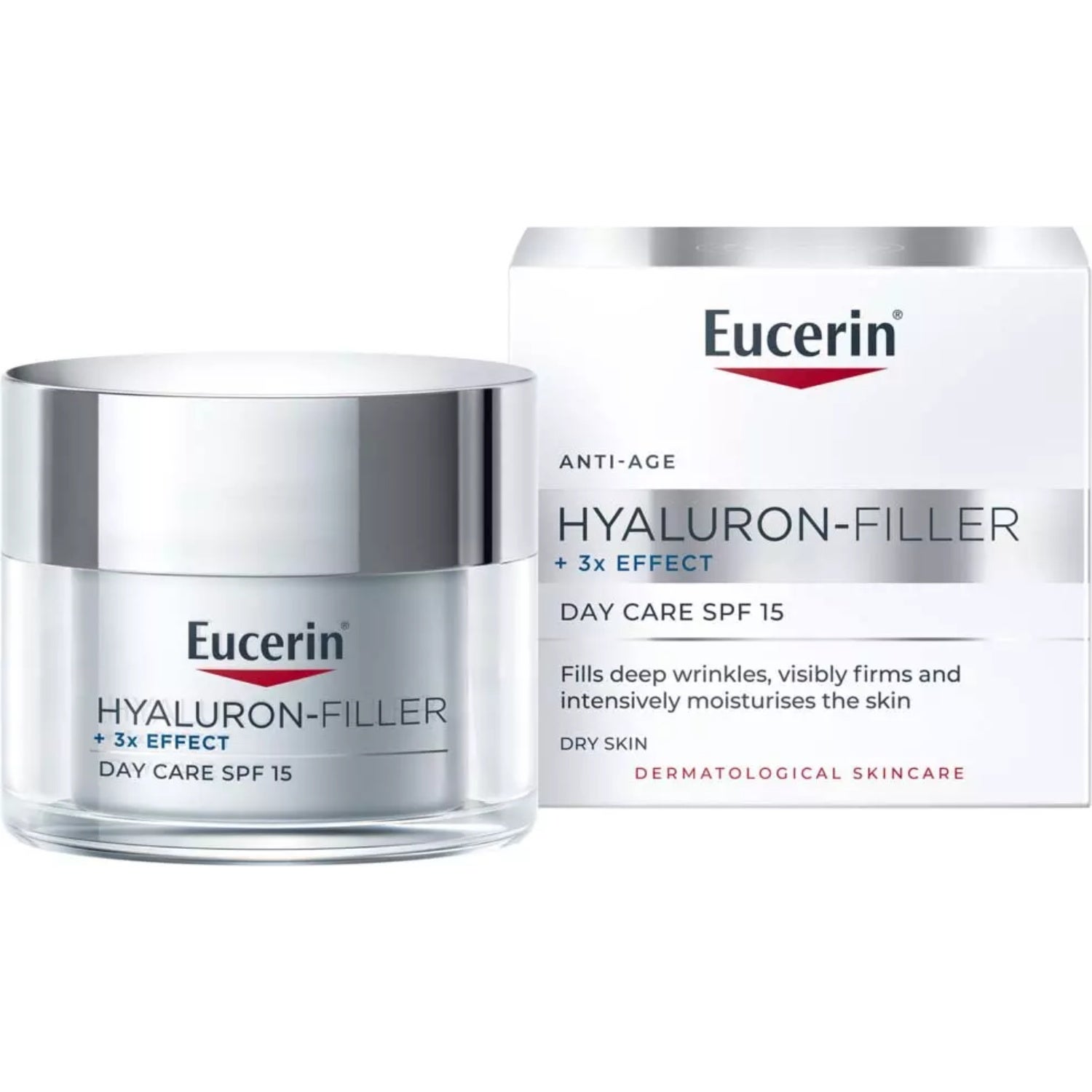Eucerin Hyaluron-Filler Day SPF 15 for Dry Skin ansiktskräm & serum herr