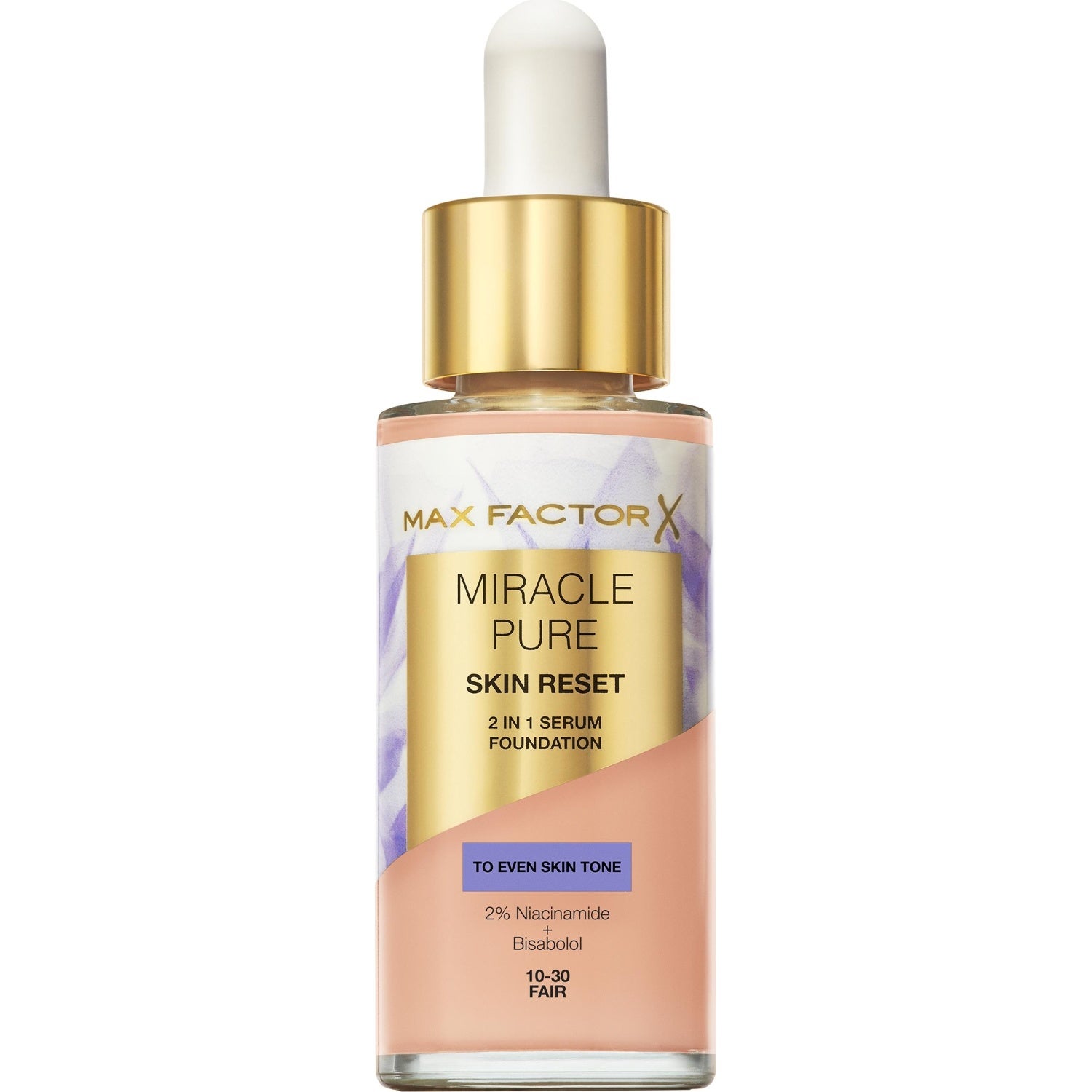 Max Factor Miracle Pure 2In1 Skin Reset Serum Foundation 01 Fair - 30 ml