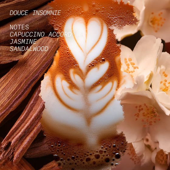 L'Atelier Parfum Douce Insomnie EdP 15 ml esittelee cappuccinon jasmiinin ja santelipuun nuotit