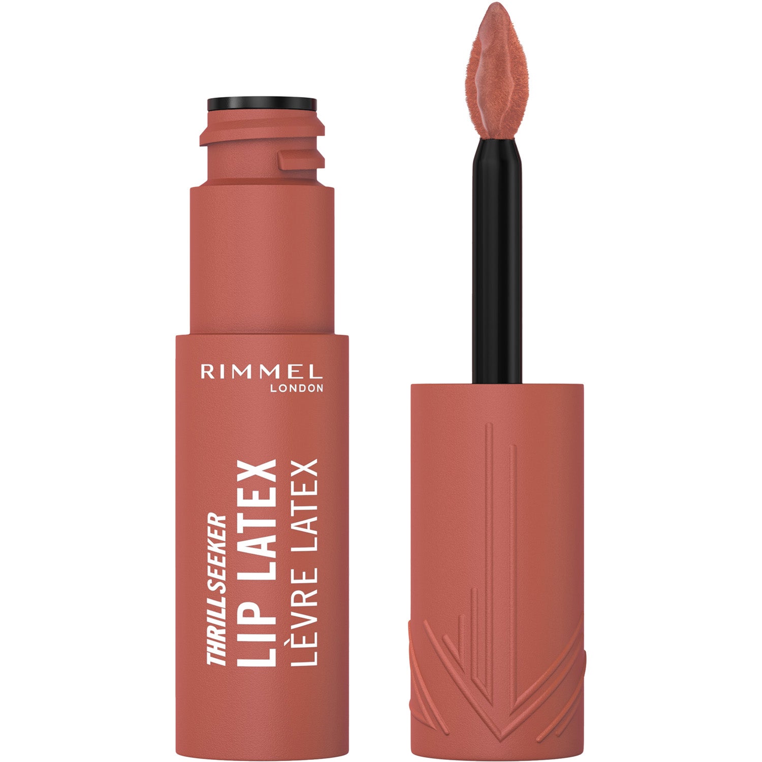 Rimmel London Thrill Seeker Lip Latex Liquid Lipstick 100 Sassy - 6 ml billede