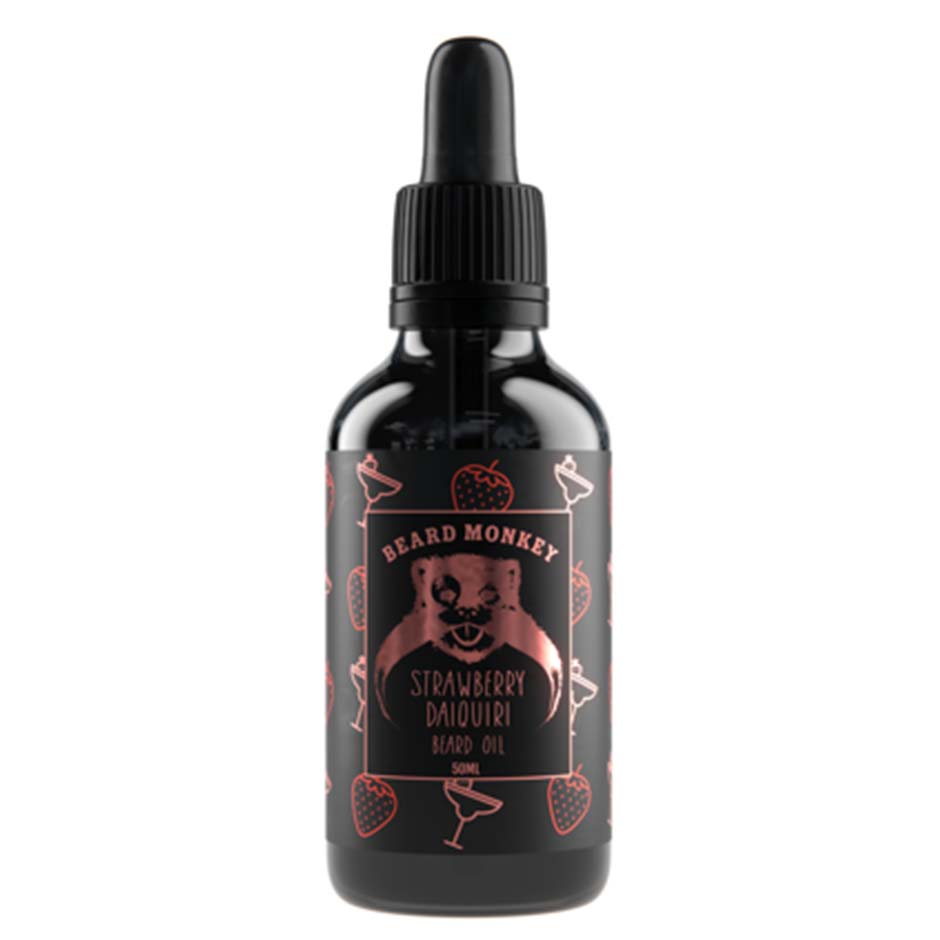 Beard Monkey Beard Oil Strawberry Daiquiri rakning & skäggvård herr – bild 2