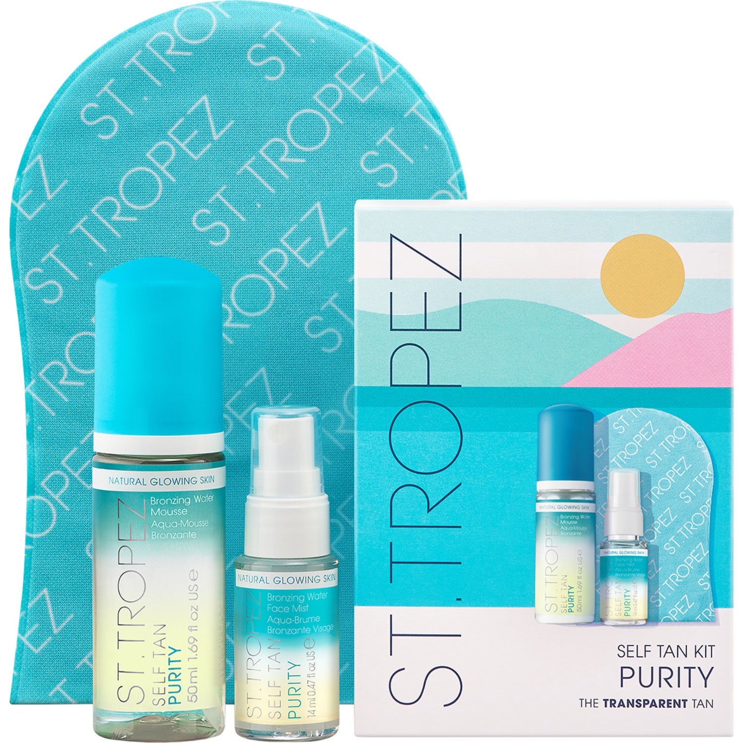 St.Tropez St.Tropez Mini Kit Purity 50 Mousse + 14 Mist + Mitt ml