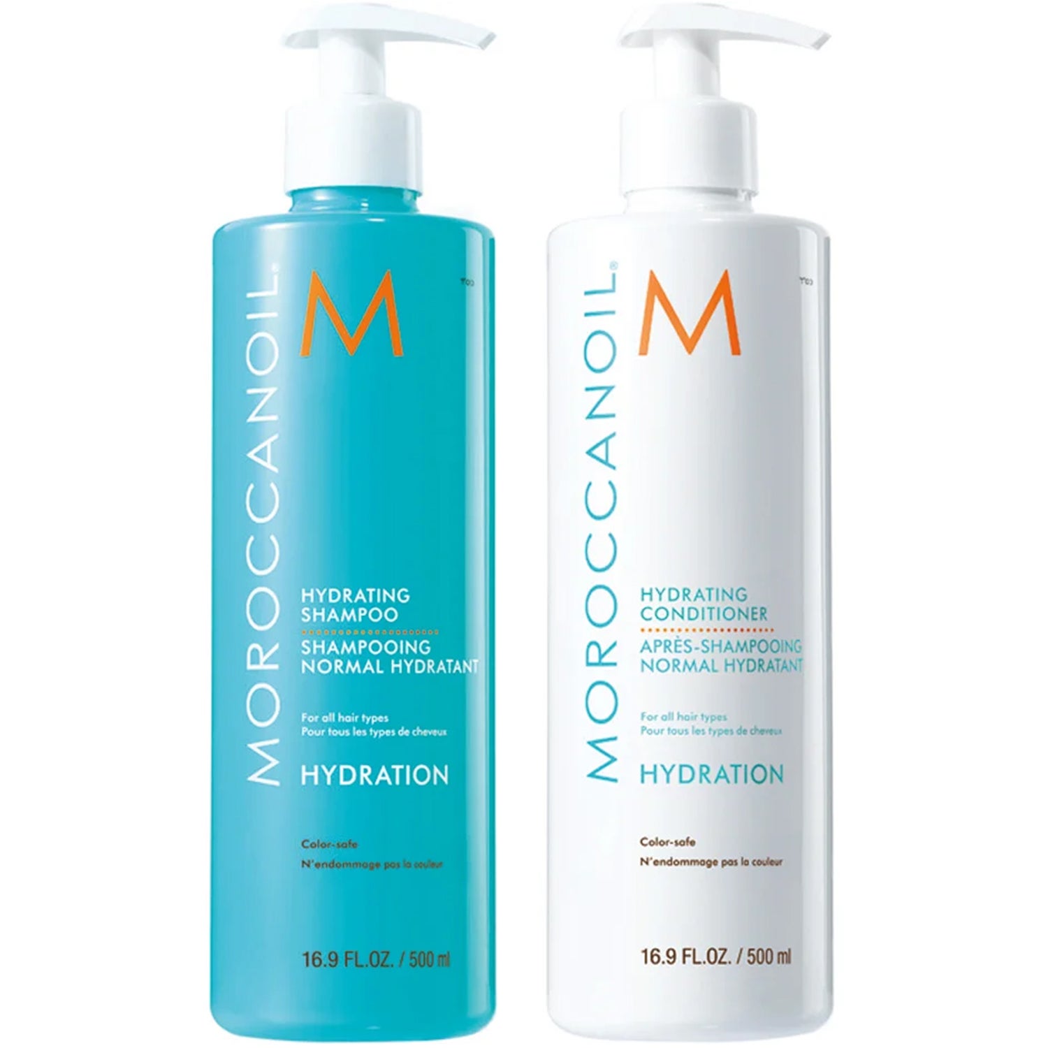 Moroccanoil Hydrating Set Shampoo + Conditioner 500 ml - 1000 ml