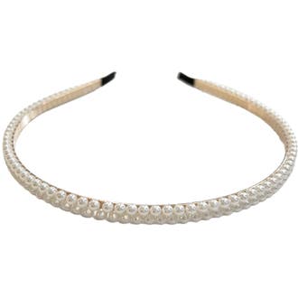 Pearl Hair Band Row